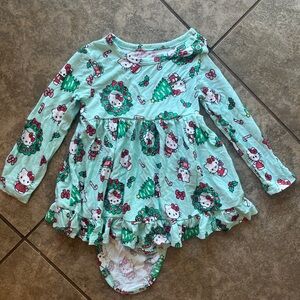 Posh Peanut Hello Kitty Christmas Baby Dress